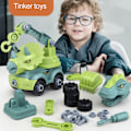 Miniatyrbilde 6 av 8: DIY Montering Dinosaur Leke Sett Kombinasjon Montering Dinosaur Modell Pedagogisk Leke For Barn Barn Gave