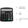 Miniatyrbillede 5 af 5: H1001 12-cifret Standard Funktions Bordregner