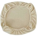 Miniatyrbilde 1 av 5: 2 Stykker Elastiske Spandex Stoltrekk - Vaskbare - for Kontorstoler, Spisestue, Bar, Bryllupsfestdekorasjon (Beige)