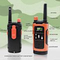 Miniatyrbild 2 av 5: Walkie-talkie Barn Walkie-talkie för flickor och pojkar i åldern 3-12, 4,8 km lång räckvidd 22-kanals walkie-