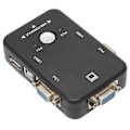 Miniatyrbild 2 av 8: USB 2.0 KVM Switch 1920x1440 2 Port Dual Monitor KVM Switch för WIN95 98 98SE 2000 ME XP