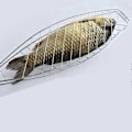 Miniatyrbillede 3 af 5: Sæt med 4 BBQ Foldbar Fiskegrillkurv med Aftageligt Håndtag til Fisk Kød Grøntsager Rejer
