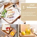 Miniatyrbillede 6 af 8: Klassisk rektangulær træ serveringsbakke, serveringsbakke til service, håndlavet dekorativ bakke, træbakke til mad