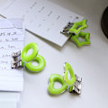 Miniatyrbillede 6 af 8: 12 stk. Binder Clips Farve Protable Lang Hale Dokumenter Stationære Skole Kontor Mappe