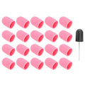 Pikkukuva 3 / 8: Nail Art Cap Kiillotus Set (16 x 25mm) Vaaleanpunainen