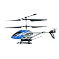 Miniatyrbild 2 av 8: 2,4 GHz fjärrkontrollhelikopter med kamera Mini RC Copter Flygplan Modell Leksak för barn Vuxna Nybörjare Blå