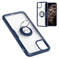 Miniatyrbild 4 av 8: Transparent stöttålig telefonfodral med magnetisk hållare ringfodral för IOS 11Pro MaxMörkblå för IOS 11Pro Max（6,5 tum）