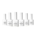 Miniatyrbillede 2 af 8: 6 farver neglelak gel maling langtidsholdbar forhindre revner neglelak lim til salon hjemmebrug
