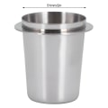 Miniatyrbild 2 av 6: 51mm rostfritt stål kaffemaskin handtag mätkopp mugg kaffe pulver matare delar - 1 st