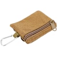 Miniatyrbild 8 av 8: Utomhus EDC Molle-ficka Plånbok Mini Bärbar Nyckelkortfodral EDC-ficka Väska Myntväska med Karabinhake Tan