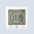 Miniatyrbild 1 av 5: Badrumsklocka, Vattentät Touchkontroll Duschklocka, LCD Digital Alarm, Hygrometer Termometer, Nedräkningstimer, Batteridriven, för Kök Smink