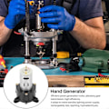 Miniatyrbillede 4 af 5: Mini Vind DC Generator Hånd Dynamo Hydraulisk Test DC 12V 24V