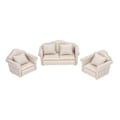 Miniatyrbillede 6 af 8: 1:12 skala dukkehus sofa håndlavet høj simulation miniature sofa til dukkehus tilbehør