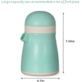 Miniatyrbild 2 av 5: Biologiskt nedbrytbar vete-halm citrusjuicer - BPA-fri manuell pressare för apelsiner och citroner
