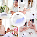 Miniatyrbilde 5 av 5: 54W USB 3 Timer Auto Sensor LED UV-neglelampe for gellakk