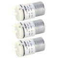 Miniatyrbilde 4 av 8: 3 stk mikromembranpumpe minivakuumvannluftmotor for fisketank DC 6V (VN2708PM）