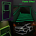 Miniatyrbillede 3 af 5: 2 ruller 3cmx5m Glow-in-the-Dark tape