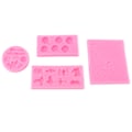 Miniatyrbillede 2 af 8: Halloween Silikonform Nonstick Design Holdbar Fleksibel Høj Temperatur Modstand Nem Halloween Fondantforme
