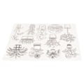 Miniatyrbilde 8 av 8: Klar silikonforsegling utsøkt pregemal for papir kortfremstilling dekorasjon DIY scrapbooking vase