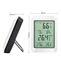 Miniatyrbilde 2 av 4: Digitalt Hygrometer Innendørs Romtermometer & Fuktighet & Temperaturindikator & Monitor, 110*80cm