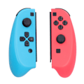 Miniatyrbild 1 av 8: 1 par vänster blå höger röd Joypad liten handkontroll Gamepad för Switch Plug and PlayBlå Röd