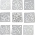 Miniatyrbilde 1 av 5: 9 stk Patchwork Sy- og Quiltingmaler DIY Sysett for Broderi og Krimping