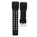 Miniatyrbild 1 av 6: 15 mm mjuk PU watch Byte av armbandsrem Passar för GG 1000 GWG 100 GSG 100 (svart)