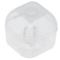 Pikkukuva 6 / 8: Kasvojen leukalinjan harjoittelulaatikko, läpinäkyvä säilytyslaatikko leukalinjan harjoittelijalle, 5 x 5 cm / 2 x 2 tuumaa