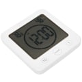 Miniatyrbillede 5 af 8: Digital Display Termometer Hvid Udendørs Have Vandtæt temperaturmåler med krog