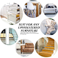 Miniatyrbild 2 av 4: Transparenta Kattklöskydd för Möbel - Set med 6, Självhäftande Soffa Skydd