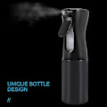 Miniatyrbilde 5 av 5: Hårspray, Kontinuerlig Spray Vannspray Aerosol Tåkesprayer Sprayflaske - 150 ml, Svart
