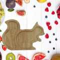 Miniatyrbilde 3 av 5: C-Snack Plate Plassbesparende Oppbevaring Tre Snacksbrett Pære Fruktbrett