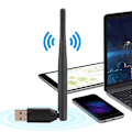 Miniatyrbillede 6 af 8: GTMEDIA MT7601 Wifi-adapterantenne USB-plast God stabilitet 150 Mbps til DVB-S2