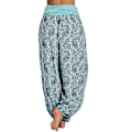 Miniatyrbilde 2 av 3: Trykte kvinners Aladdin-stil baggy haremsbukser for yoga (Plus Size) S Sky Blue