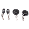 Miniatyrbillede 7 af 8: 2 stk. Dome Tweeter 150W 4 Ohm Indbyggede Kondensatorer Bilhøjttaler til Alle Bil Lydsystemer
