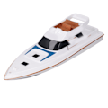 Miniatyrbilde 3 av 8: Elektronisk yacht vannspill realistisk racing pedagogisk multifunksjonell speedbåt leketøy for barn hvit