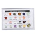 Miniatyrbild 1 av 8: 24 sorters Crystal Ädelstenar Chakra Stone Healing Crystal Stone Kit med låda för samlare