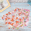 Miniatyrbild 6 av 8: 10 st japansk stil bomullstyg blommönster sömnadstillbehör för DIY handgjorda väskor dockkläder 25x20cm