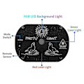 Miniatyrbilde 5 av 5: DJ Disco Scene Party Lys, LED Lydaktivert Lys RGB Flash Strobe Projektor med Fjernkontroll