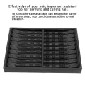 Miniatyrbild 8 av 8: 18 st Professionell Perming Hair Roller Hushålls DIY Vågigt lockigt hår Curler Styling Tool Black