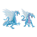 Miniatyrbillede 4 af 8: Flyvende dragemodel realistisk gammel dragefigur legetøjssamling håndværk statisk ornament legetøj PL124 249