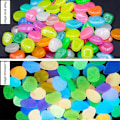 Miniatyrbillede 3 af 4: Luminous Glow Stones 90 stk. Dekorative Sten til Akvarier, Haver, Gangstier, Pools og Badeværelser