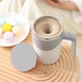 Miniatyrbild 3 av 5: Omrörningsmugg 380 ml 7000 RPM Rostfritt stål Innertank PP Skal Blandningskaffemugg för att dricka Batteridriven Grå