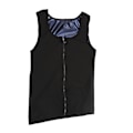 Miniatyrbild 2 av 8: Män Sweat Vest Blå Inre Dragkedja Fast Torr Waist Trainer Linne för Man