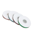 Miniatyrbillede 2 af 8: 4 stk. 9 mm bredt transparent satinbånd i farverigt polyester chiffon til gaveindpakning