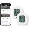 Miniatyrbillede 1 af 5: Bluetooth Hygrometer Termometer, Trådløs Sensor med Alarm Notifikationsfunktion og Dataeksport via APP til iOS Android, 【2 Styk】