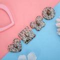 Miniatyrbilde 4 av 8: Nail Art Practice Display Stand DIY Training Tips Holder Akryl Krystall Base Viser HylleLeopard Base