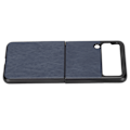 Miniatyrbild 6 av 8: Läderfodral för Samsung Galaxy Z Flip 3 mobiltelefon Anti Scratch Shockproof CoverBlue