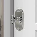 Miniatyrbilde 5 av 5: Skyvedørslås med spenne - Mellomlås for skyvedører i aluminiumslegering