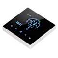 Miniatyrbilde 8 av 8: 3A Smart Termostat Intelligent Touch Fargeskjerm LCD Display Termostat Vannvarmer Kjele for Hjemmekontor Kjøpesenter Butikk Hvit WiFi-modell